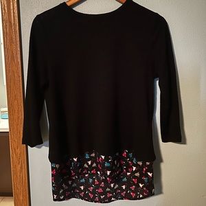 Van Heusen 3/4 sleeve shirt. Size XS